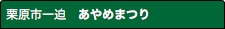 栗原市一迫　あやめまつり