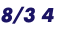 8/3 4
