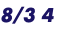 8/3 4
