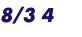 8/3 4