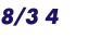 8/3 4